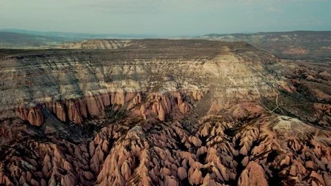 Aerial view of evening in cappadocia 動画素材 122686034