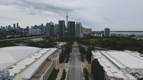 Aerial view of Exhibition  Stock Footage 171782641
