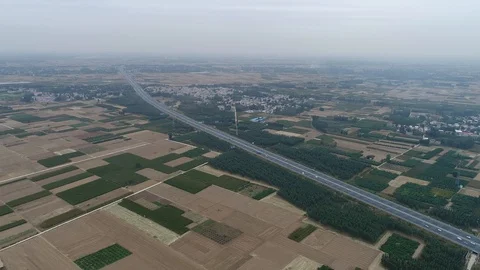 Aerial view - farm Stock Footage 104586241