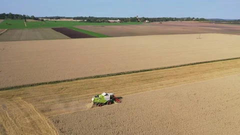 Aerial view, farmer Stock Footage 147334771