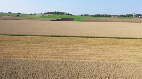 Aerial view, farmer Stock Footage 147334822