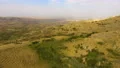 Aerial view of fascinating landscape around Ararat mountain, travel to Armenia 4k or 4k+ Resolution