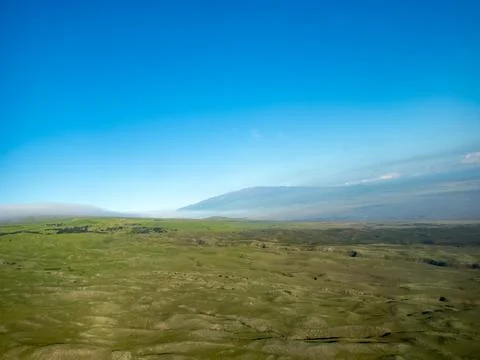 Aerial view of fields Stock Photos