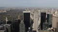 Aerial View of Financial Business District, Manhattan Skyscrapers, New York City HD Footage