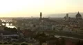 Aerial View of Florence, Italy, Florence Cathedral, Palazzo Vecchio, Ponte HD Footage