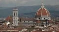 Aerial View of Florence, Italy, Florence Cathedral, Saint Mary of the Flower HD Footage