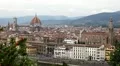 Aerial View of Florence, Italy, Florence Cathedral, Saint Mary of the Flower HD Footage