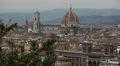 Aerial View of Florence, Italy, Florence Cathedral, Saint Mary of the Flower HD Footage