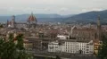 Aerial View of Florence, Italy, Florence Cathedral, Saint Mary of the Flower HD Footage