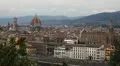 Aerial View of Florence, Italy, Florence Cathedral, Saint Mary, time lapse HD Footage