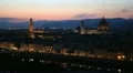 Aerial View of Florence, Italy, Florence Cathedral, Duomo, Santa Croce Church HD Footage