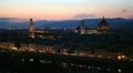 Aerial View of Florence, Italy, Florence Cathedral, Duomo, Santa Croce Church HD Footage