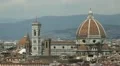 Aerial View of Florence, Italy, Florence Cathedral, Saint Mary of the Flower HD Footage
