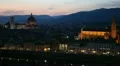 Aerial View of Florence, Italy, Florence Cathedral, Duomo, Santa Croce Church HD Footage