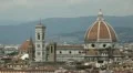 Aerial View of Florence, Italy, Florence Cathedral, Saint Mary of the Flower HD Footage