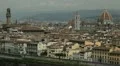 Aerial View of Florence, Italy, Florence Cathedral, Saint Mary of the Flower HD Footage