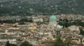 Aerial View of Florence, Italy, Great Synagogue of Florence, Tempio Maggiore HD Footage