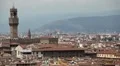 Aerial View of Florence, Italy, The Palazzo Vecchio, Old Palace, Tuscany HD Footage