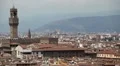 Aerial View of Florence, Italy, The Palazzo Vecchio, Old Palace, Tuscany HD Footage