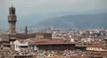 Aerial View of Florence, Italy, The Palazzo Vecchio, Old Palace, Tuscany HD Footage