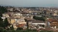 Aerial View of Florence, Italy, The Ponte Vecchio (Old Bridge), Arno River HD Footage