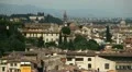 Aerial View of Florence, Italy, The Ponte Vecchio (Old Bridge), Arno River HD Footage