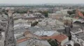 Aerial View of Florianska Street, St. Florian's Gate, Church of St. Florian HD Footage