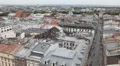 Aerial View of Florianska Street, St. Florian's Gate, Church of St. Florian HD Footage