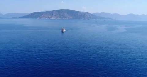 Aerial View Of Flying Bridge Stock Footage 77381503