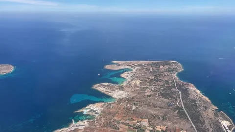 Aerial view flying over Malta Stock-Footage 338131902
