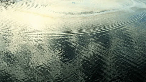 Aerial View. Flying over the mountain lake. Aerial camera shot. Altai, Siberia. Stock Footage 33979970