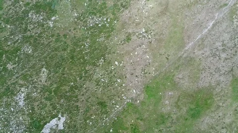 Aerial View. Flying over the Mountain Lake. Altai. Karakolsky Lakes Expedition 動画素材 78530195