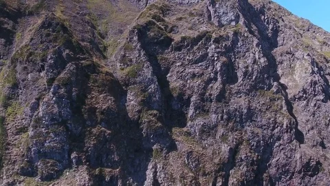 Aerial View. Flying over the mountain Aibga Krasnaya Polyana in Sochi. 動画素材 80247683