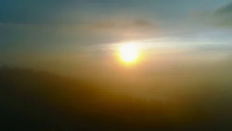 Aerial View. Flying over the Mountain Lake. Altai. Karakolsky Lakes Expedition Stock Footage 80296072