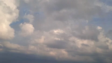 Aerial view flying through the clouds Stock-Footage 249382410