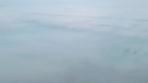 Aerial view of fog clouds and sky Stock Footage 270101983