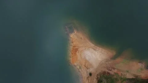 Aerial View of Forest and River in Harmony with Nature Stock Footage 312747285