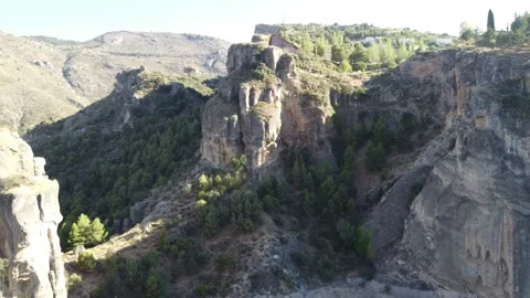 Aerial view of the forest in Granada, Spain. Stock Footage 166882411