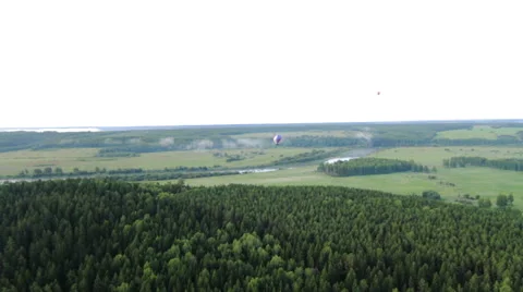 Aerial view of the forest Russia Video stock 59591205