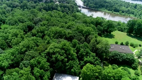 Aerial View of the former site of Point Breeze Stock Footage 133857912