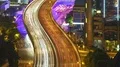 Aerial View of freeway busy city rush hour heavy traffic jam highway. 4k or 4k+ Resolution