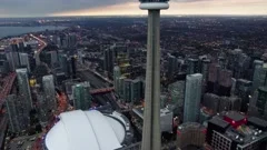 Rogers Center Front Blue Jays Season Tic, Stock Video