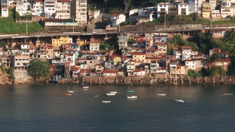 Aerial view of Gamboa Video stock 127239864