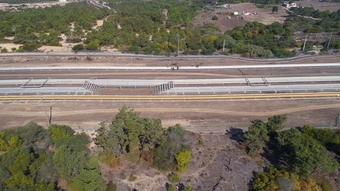 Aerial View of the Gas Pipelines Stock Footage 82401212
