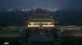Aerial View, Gate to Forbidden City, Beijing, China, Air Pollution, time lapse HD Footage