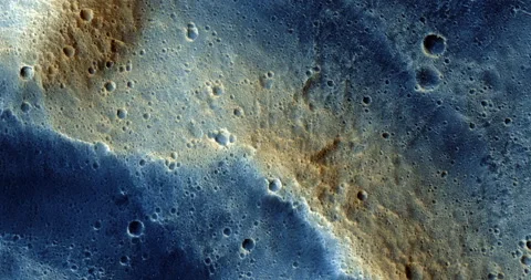 Aerial View Of Geological Planetary Surf... | Stock Video | Pond5