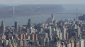 Aerial View, George Washington Bridge, New York City, Hudson River, Boats, Ships HD Footage