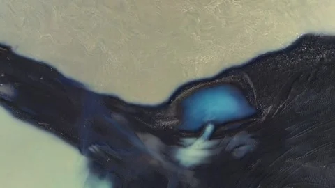Aerial view of glacial river patterns in Jokulsarlon, Iceland. Stock Footage 336321406