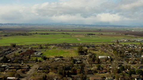 Aerial view of Glenn County in Northern California Stock Footage 64792553