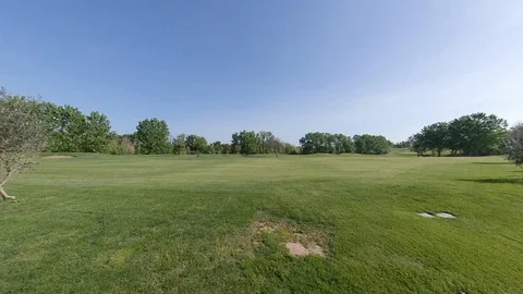 Aerial View of a golf course in Italy 스톡 동영상 106983154